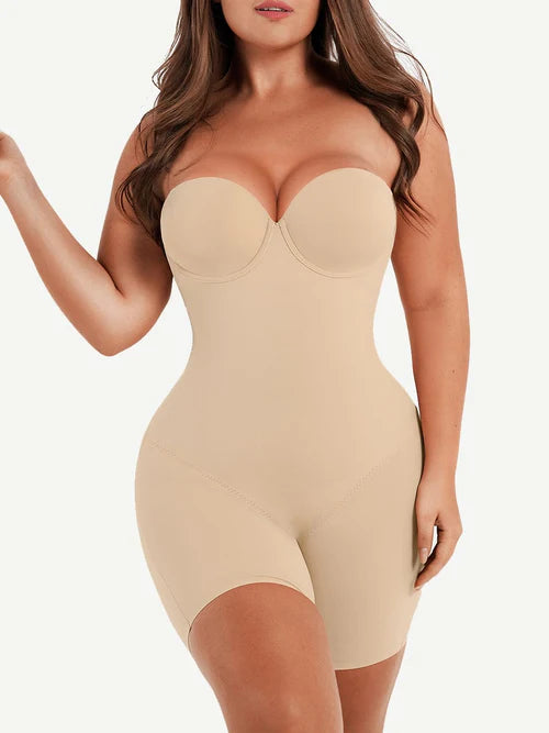 Shapewear боди с underwire и tummy-control панел