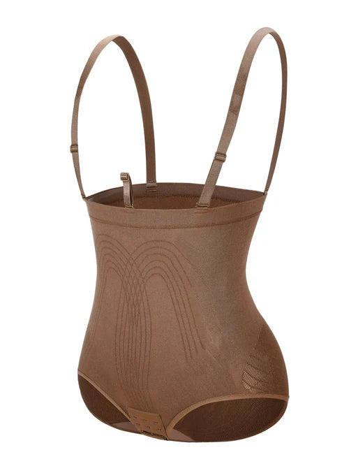 Безшевно оформящо боди с висока талия и ефект на повдигане на дупето