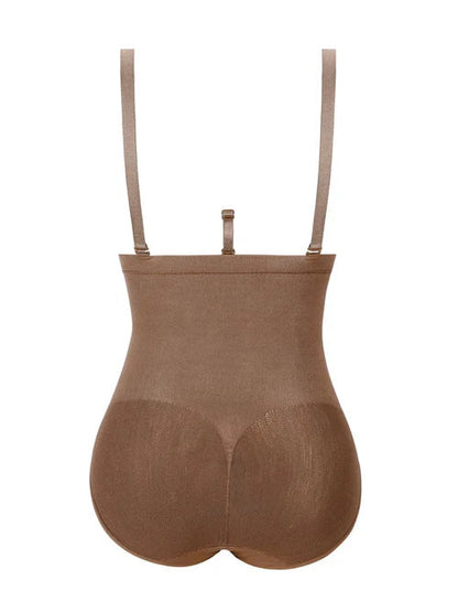 Безшевно оформящо боди с висока талия и ефект на повдигане на дупето