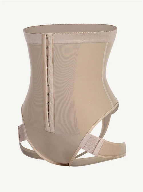 Висока талия „Butt Lifter“ със странични ленти и троен коремен контрол