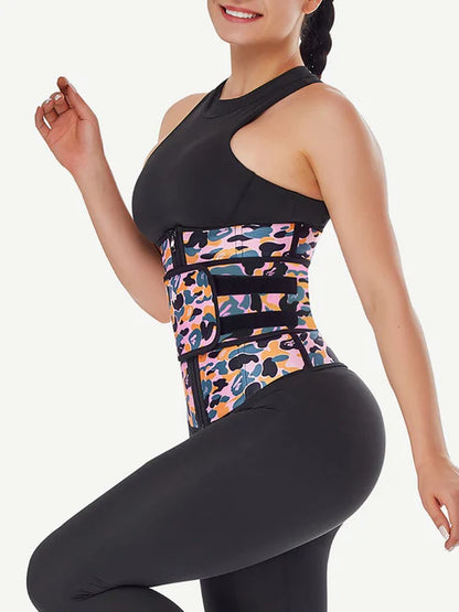 Оформящ колан за hourglass силует в камуфлажен принт