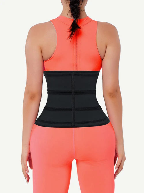 Фитнес waist trainer с тройна лента за корем и талия